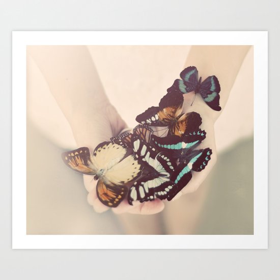 butterfly collector Art Print
