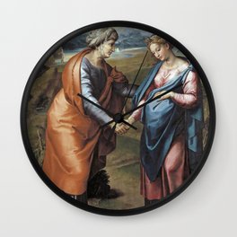 Raphael - Visitation Wall Clock