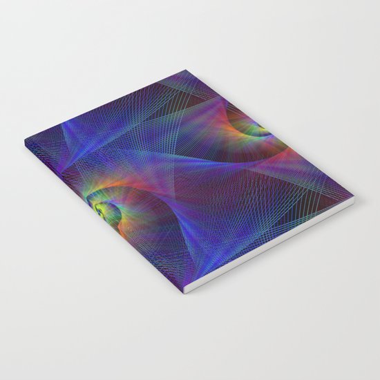 Fractal magic lights Notebook