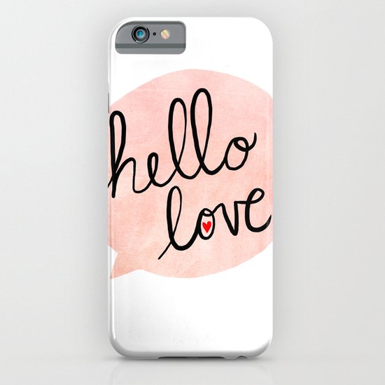 Hello Love iPhone & iPod Case