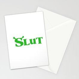shrek slut Stationery Cards