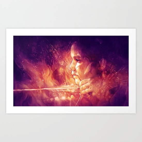 Catching Fire Art Print