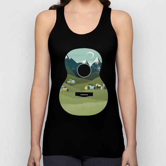 Rocky Mountain High - Guitar Unisex Tank Top
