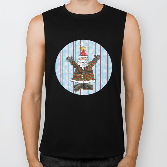 Santa Biker Tank