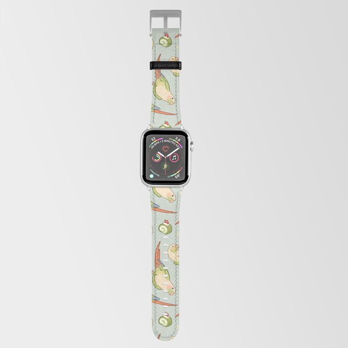 Green cheek conures all-over Apple Watch Band