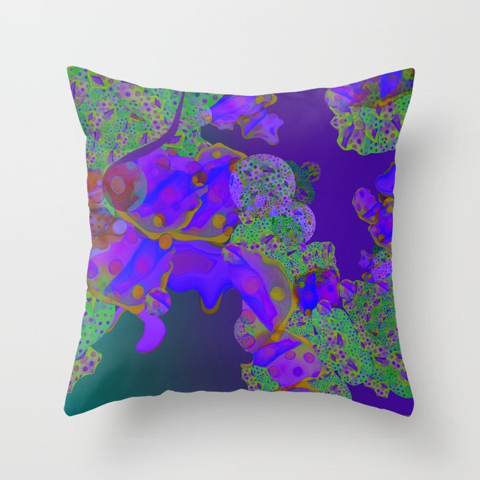 "Be yourself (Pop Fantasy Colorful Pattern 02)" Throw Pillow