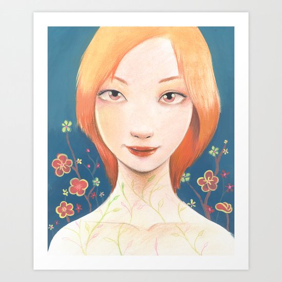 0001_Kindai Art Print