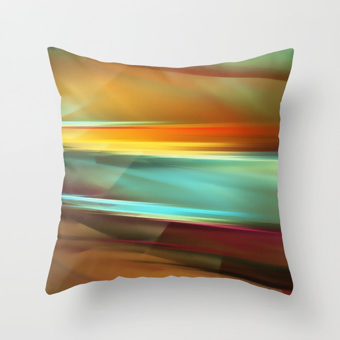 Sunset 2 Throw Pillow by Klara Acel Society6