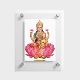 Goddess Lakshmi  Floating Acrylic Print