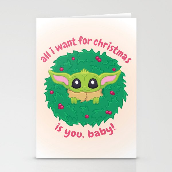 All I Want For Xmas Stationery Cards