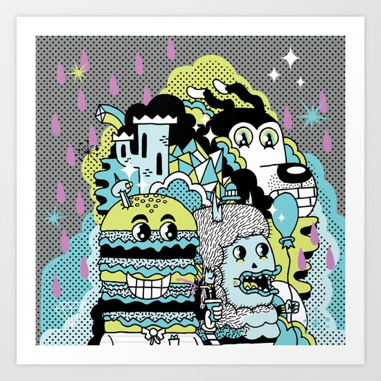 Magic Friends Art Print