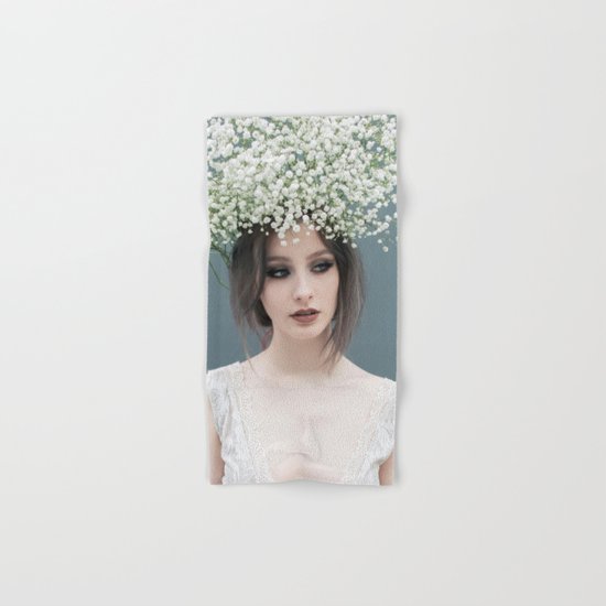 Floral portrait Hand & Bath Towel