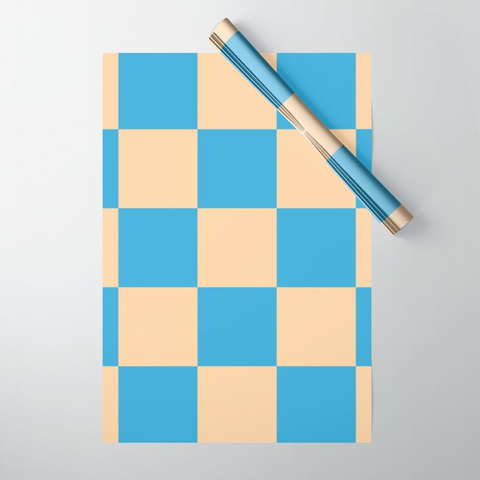 classic retro checked pattern Machyles Wrapping Paper