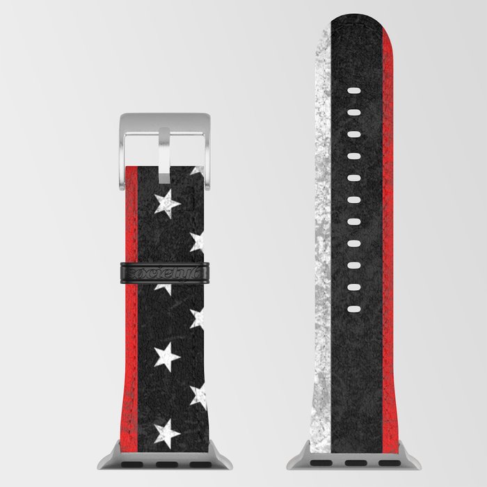 Thin red line apple watch 2025 band