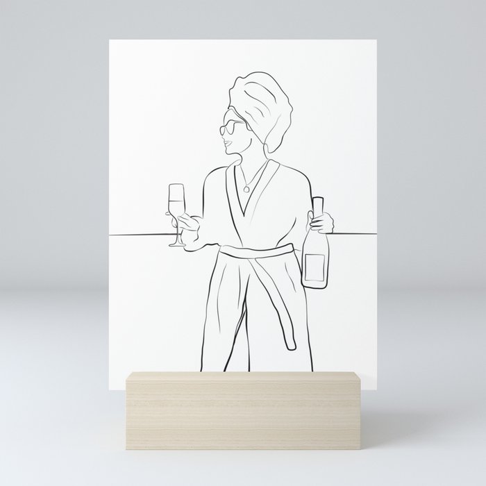 Morning Wine Mini Art Print