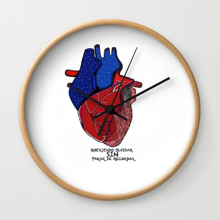 Heart power Wall Clock