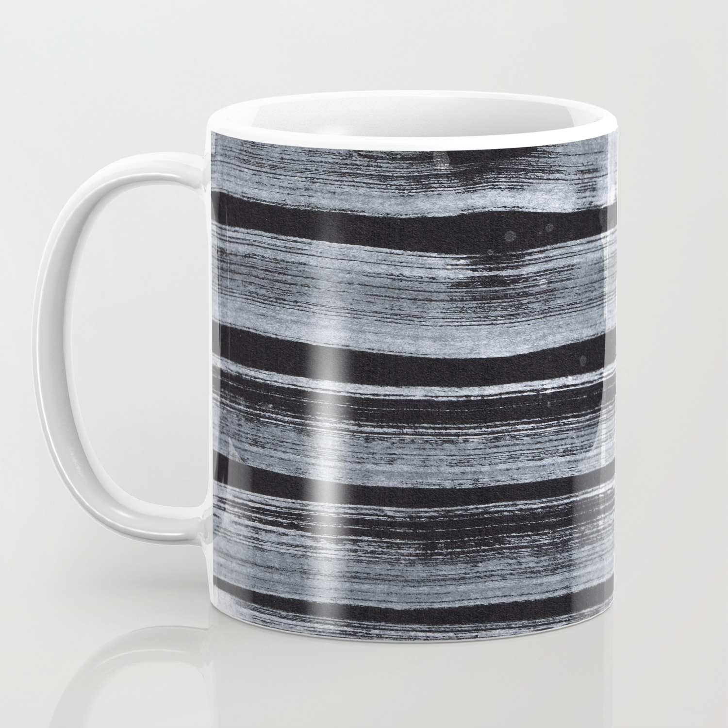 White Paint Strokes Paint Splashes Texture Decorative Coffee