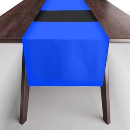 Letter C (Black & Blue) Table Runner