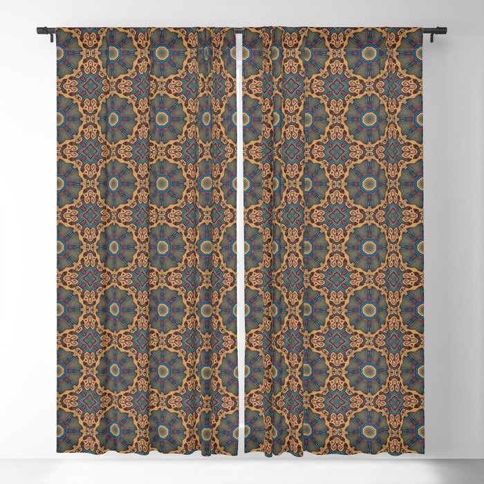 Ancient Style Design. Blackout Curtain