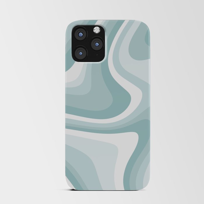 Abstract Wavy Stripes LXVI iPhone Card Case