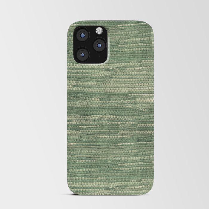 Old Market Textile Faded Green iPhone Card Case