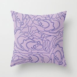 Pastel Pattern II Throw Pillow