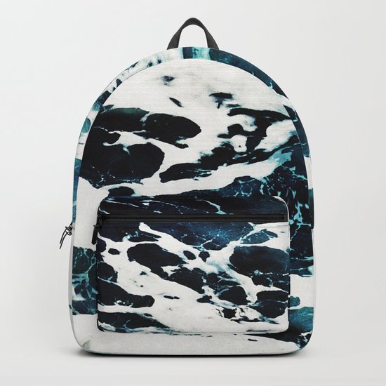 Dark Ocean Waves Backpack