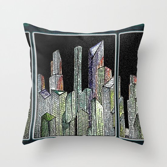 Room with a view Throw Pillow