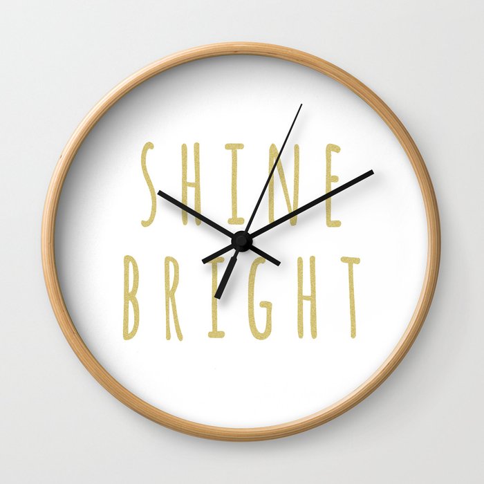 Shine Bright Wall Clock