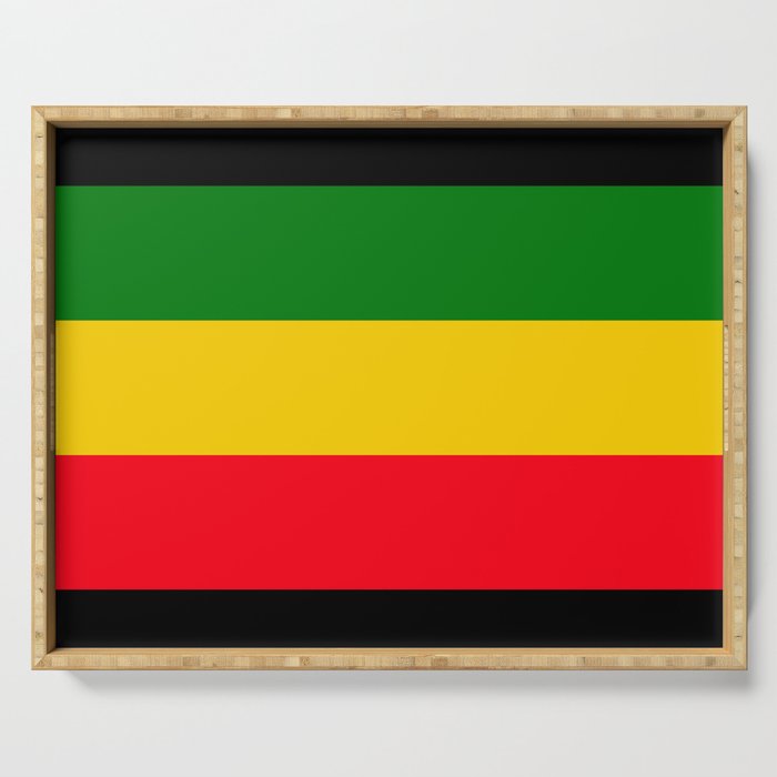 Rastafarian Colors Serving Tray