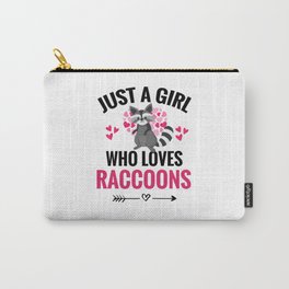 Cute Raccoon Gifts For Women | Raccoon Lover Carry-All Pouch