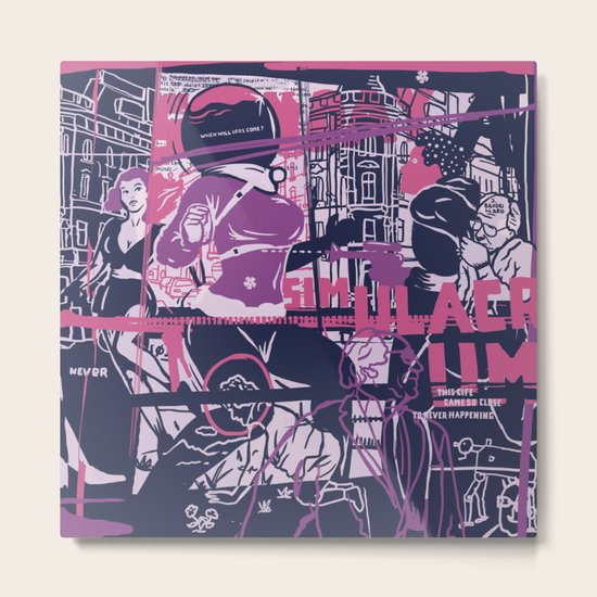 Simulacrum Metal Print