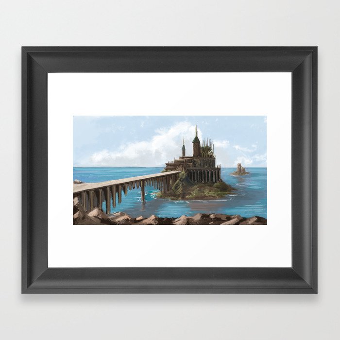 Castle Island Framed Art Print