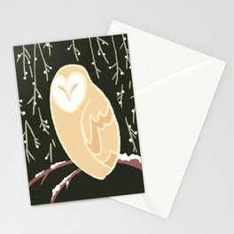 Winter Owl Stationery Cards