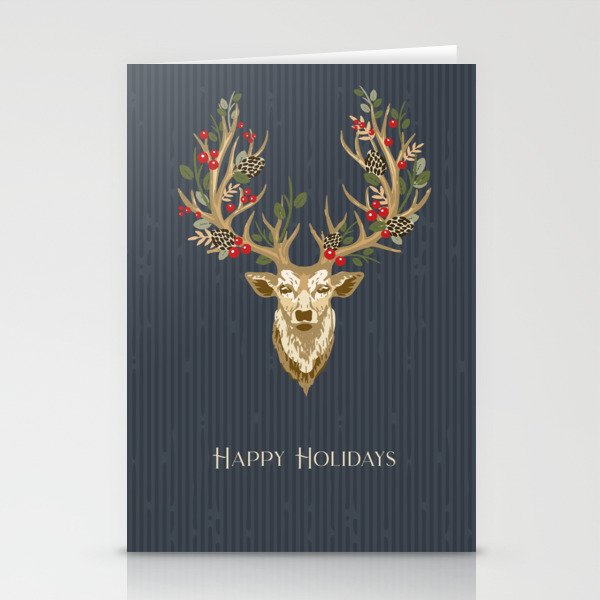 Happy Holidays Stationery Cards