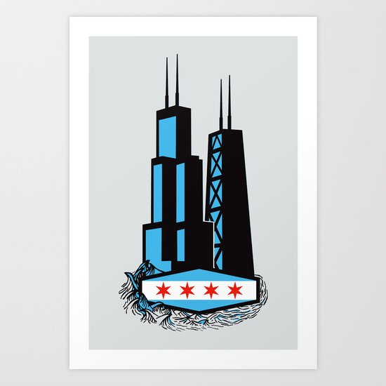CHICAGO Art Print
