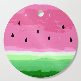 Cute watermelon design Cutting Board