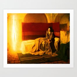 The Annunciation, 1898 by Henry Ossawa Tanner  Art Print