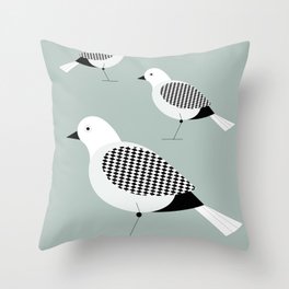 Pigeons Throw Pillow