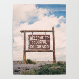 Welcome to Colorful Colorado Poster