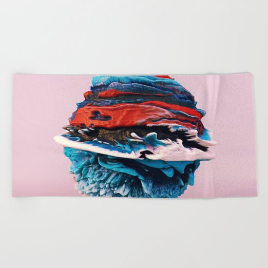 ACRYLIC BALL ABSTRACT // 3D ABSTRACT Beach Towel