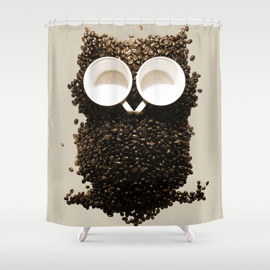 Hoot! Night Owl! Shower Curtain