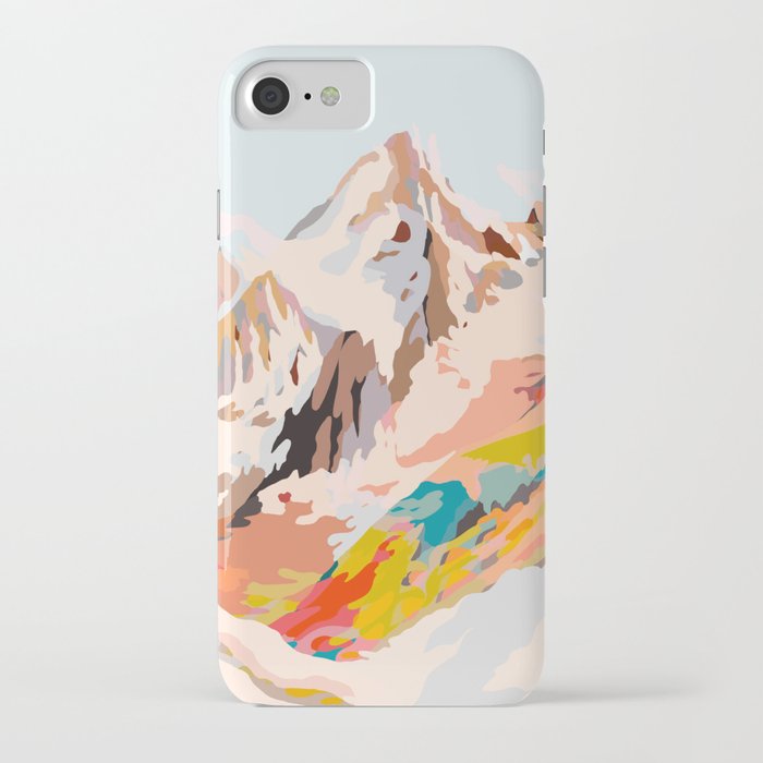 glass mountains iphone case