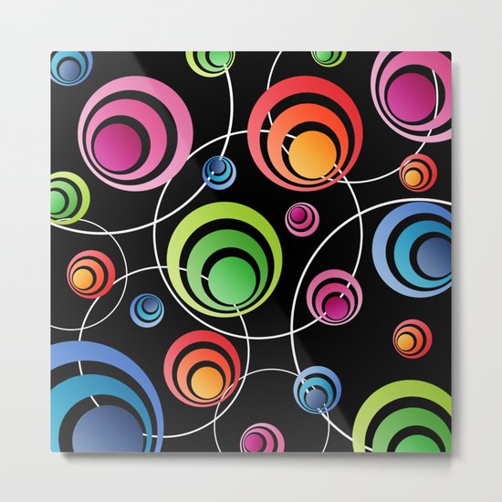 Circles In Circles. Metal Print