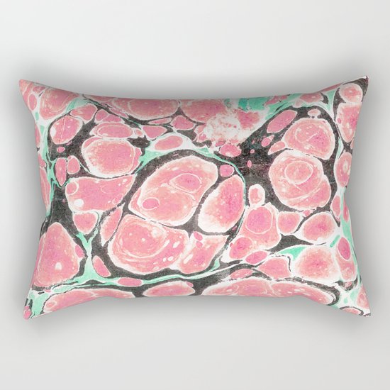 Deliciously Marble #society6 Rectangular Pillow