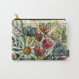 Freestyle flower  - modern painting Carry-All Pouch