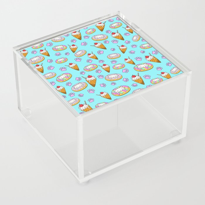 Ice cream pattern Acrylic Box