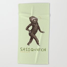 Sassquatch Beach Towel