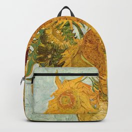 Van Gogh - sunflowers Backpack | Painting, Stilllife, Avant Garde, Graphicdesign, Spring, Post Impressionism, Plant, Gauguin, Vegetal, Naturemorte 