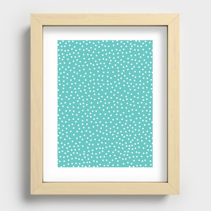 Dots. Recessed Framed Print